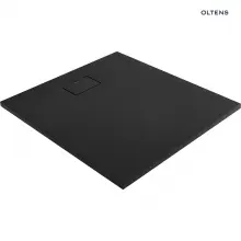 Brodzik z konglomeratu Oltens Bergytan 100x90cm - prostokątny, RockSurface, czarny mat - 15101300